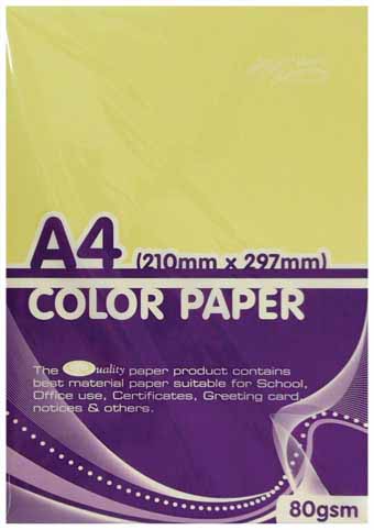 M"DORI A4 COLOUR PAPER 80G 50S - SIMILI MIX